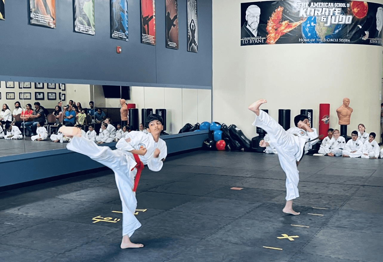 Exterior or interior of American School of Karate & Judo on Industrial