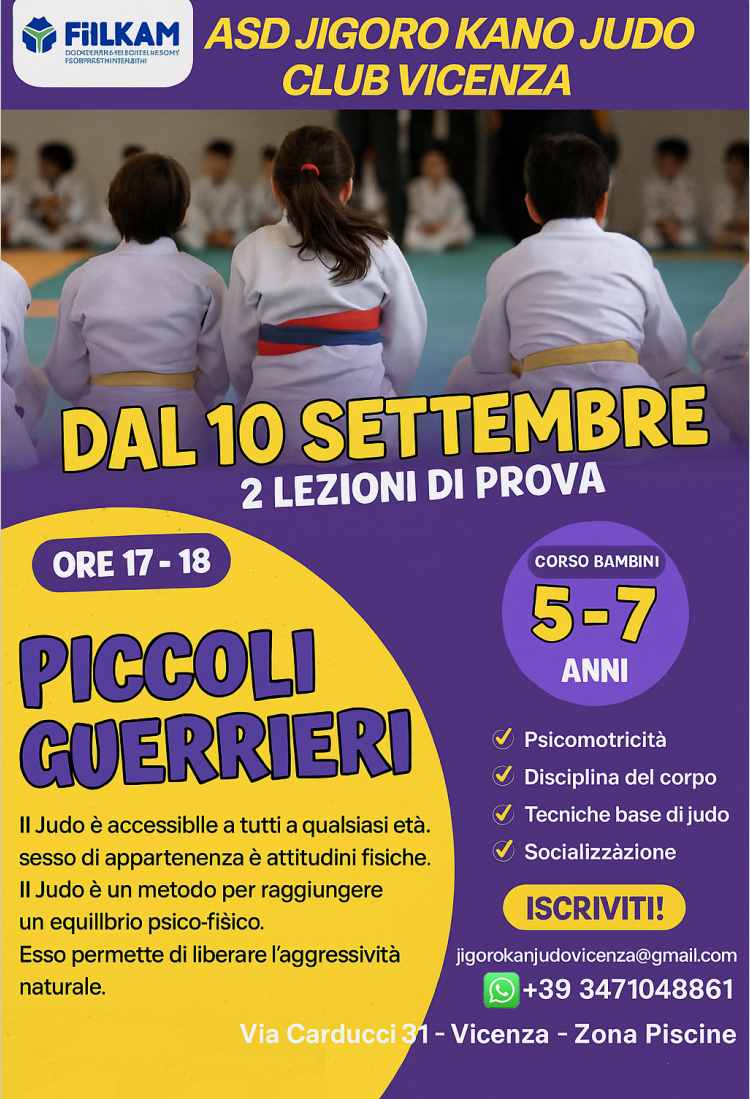 Exterior or interior of Jigoro Kano Judo Club Vicenza