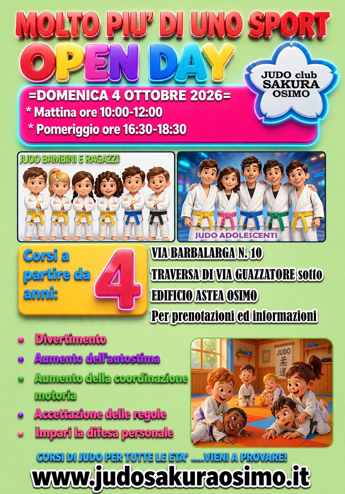 Exterior or interior of Judo Club Sakura Osimo asd