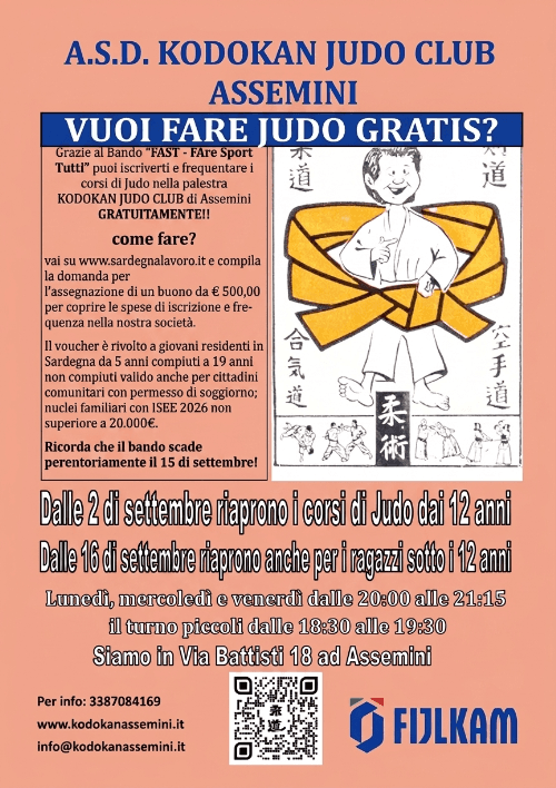 Exterior or interior of Kodokan Judo Club Assemini